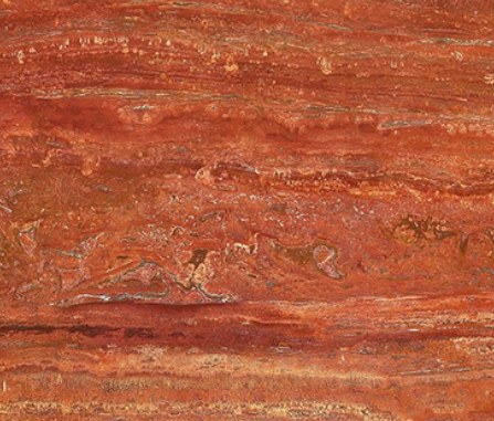 Red Travertine slab
